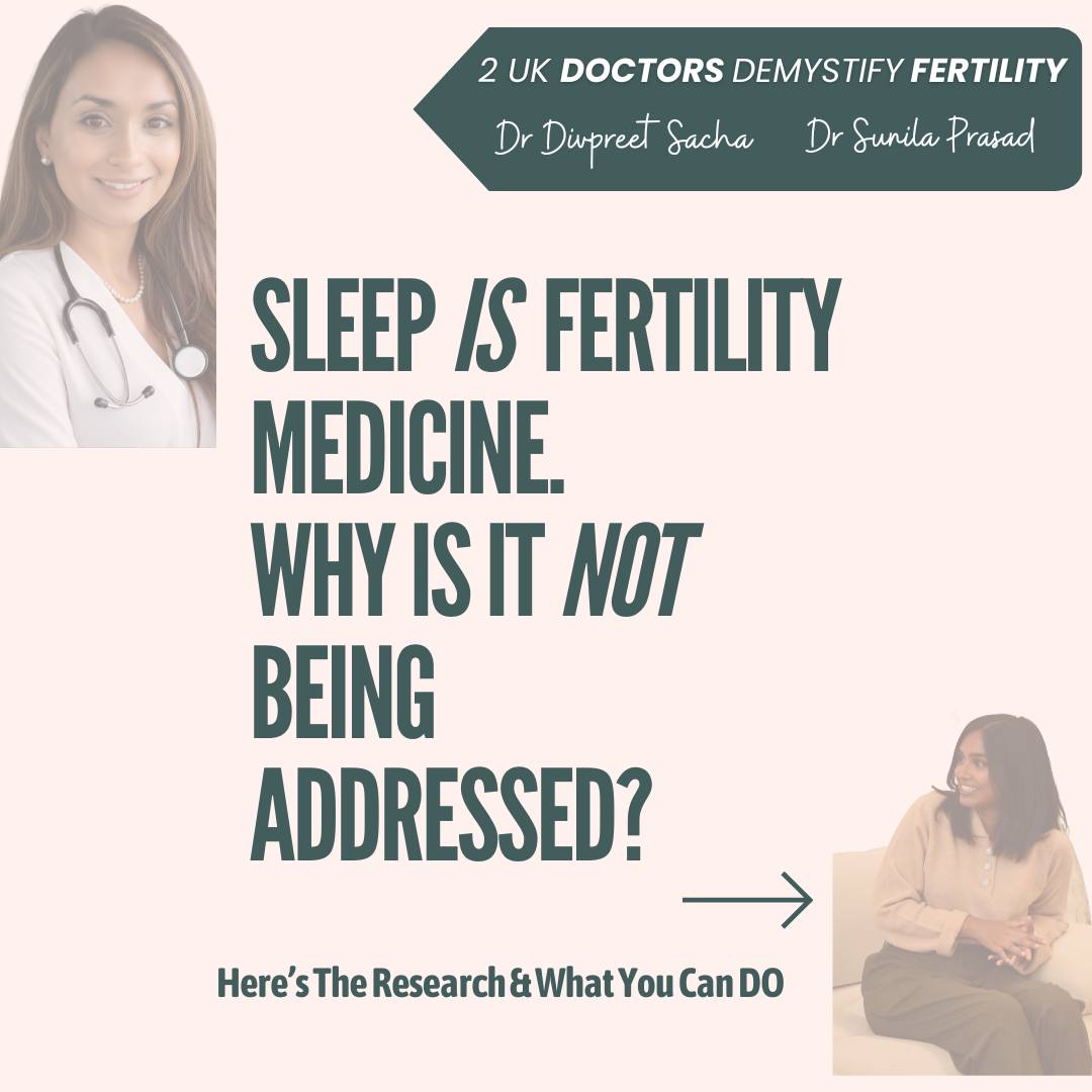 💡 One of the most under-discussed topics in fertility care; and once you see it, you can't unsee it
Sleep: The Under-rated Fertility Factor💤
Melatonin. Egg quality. Circadian rhythm. Ovulation timing.
It's all connected➡️
For further reading:
🔬 PMID: 24996495
🔬PMID: 32292388
🔬 PMID: 31450726
✨ Next Thursday we'll be going deeper; covering medical pathways, holistic therapies. the 90-day window, and how to navigate your fertility journey with clarity.
The Fertility Masterclass. Replay Link Included If You Can't Attend Live
£9.70- With 25% All Proceeds Donated To Fertility Action Charity
📩 DM Masterclass26 and we'll send you the link to secure your space.
You probably know someone who needs to see this. Send it to them 💌