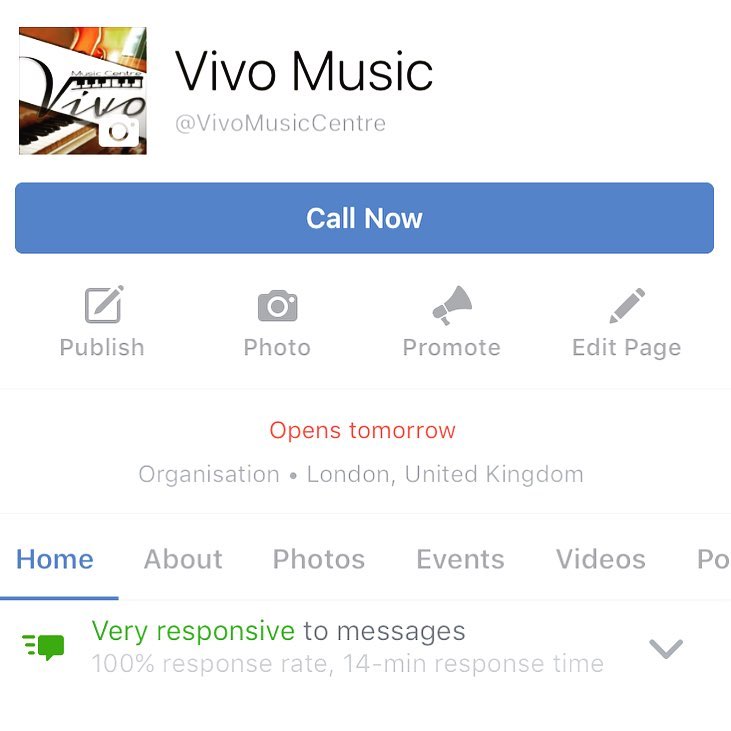 Do you have Facebook? Give us a like & share to all your friends and family!! Keep up to date with offers and #vivomusiccentre updates 🎼❤️