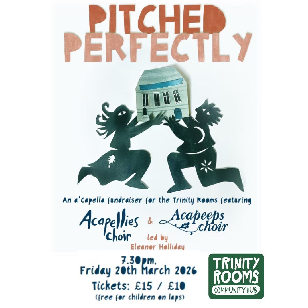 Join us at the Trinity Rooms on Friday 20th March for an acapella fundraiser for our community hub featuring the Acapellies and Acapeeps choirs.
Doors open 7pm for a 7:30pm start and refreshments will be available.
A great night out whilst supporting our local efforts. Get your tickets via our website whats on page (links in bio) or copy and paste the following link:
www.stroudtrinityrooms.org/event-details-registration/pitched-perfectly
#Stroud #Events #WhatsOn #Choir #Music #Singing #Fundraiser #acapella #SupportingLocal #Gloucestershire #Community