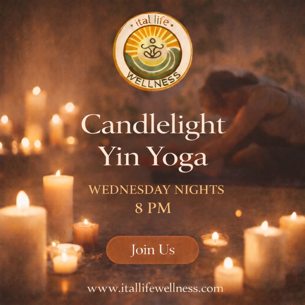 Wednesday nights are for slowing down.
Candlelight Yin is a quiet, grounding practice designed to release tension held deep in the body and gently settle the nervous system. Long holds, low light, and space to soften without effort.
If your week has been full, this is where you exhale.
🕯️ Candlelight Yin Yoga
🕗 Wednesdays at 8pm
📍 Ital Life Wellness, Playa del Carmen
Come as you are. Rest is enough.