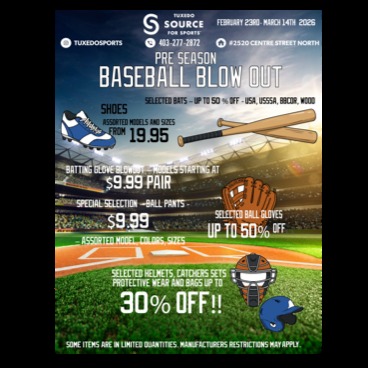 In need of baseball gear?? Check it out! Great deals!