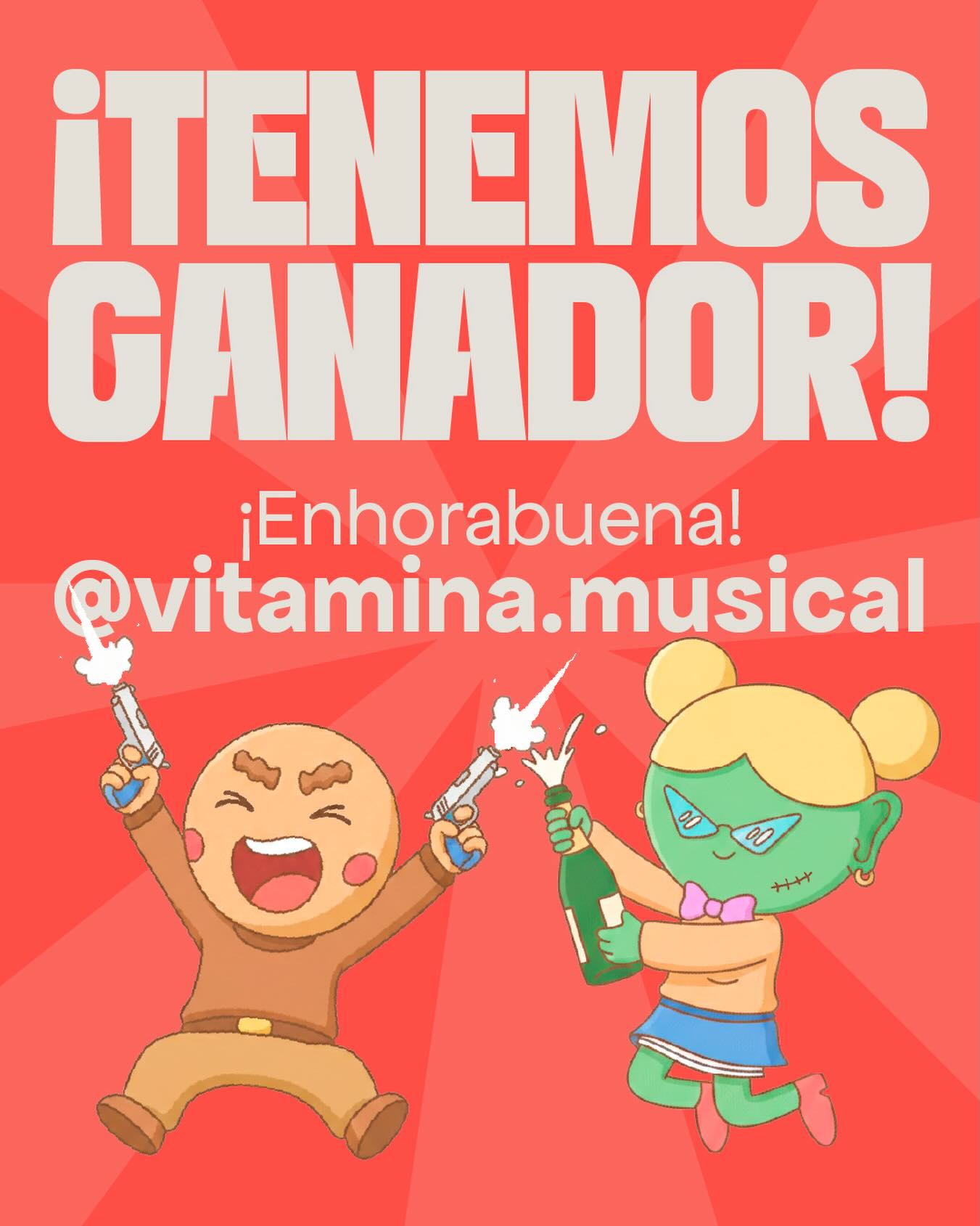 Y el ganador es… 🥁💣
Después de leer comentarios, cotillear historias y ver con quién teníais más ganas de jugar… ya tenemos ganador/a del sorteo de Mafia di Mafia.
¡Enhorabuena a 👉 @vitamina.musical ! 🙌🏼
Contáctanos por direct para poder indicarte los siguientes pasos🫶🏼
Gracias a todos por participar y compartir❤️
