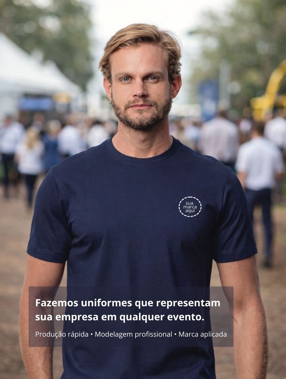 Sua equipe é uma extensão da sua marca.
Em feiras, eventos ou no dia a dia, o uniforme certo comunica organização, profissionalismo e presença.
Uma camiseta básica pode ser simples —
ou pode representar a forma como sua empresa se posiciona.
Modelagem moderna.
Conforto real para rotina ativa.
Personalização aplicada com padrão profissional.
Uniformes que não parecem brindes.
Parecem marca.
Se faz sentido para sua empresa, chama a gente.
——
📩 Solicite orçamento