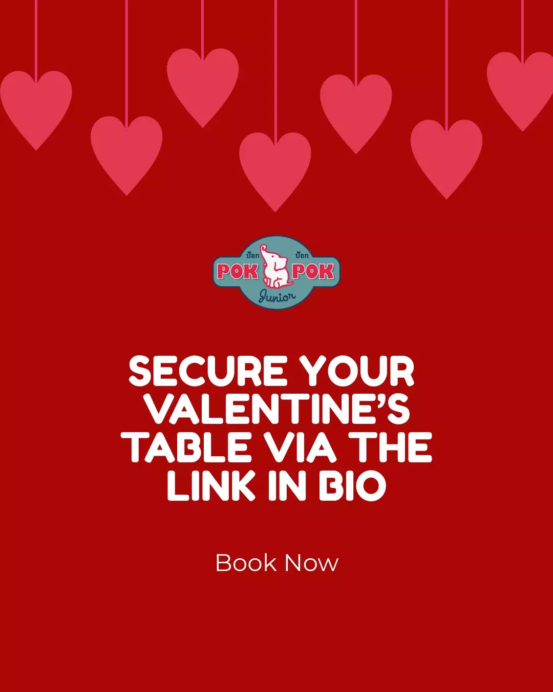 Love, noodles and city lights; Valentine’s Day is tomorrow and the love is in the air! 💘🍜
Whether it’s a date, a situationship, your best mate or a self love dinner, Pok Pok Junior is the place to share bowls, clink drinks and soak up all the love in the CBD.
Spots are filling and this one’s made for last minute planners with good taste. Book your table via the link in bio! 🌹
#MelbourneLunch #MelbourneCBD #ThaiFoodMelbourne #AsianStreetFood #PokPokJunior