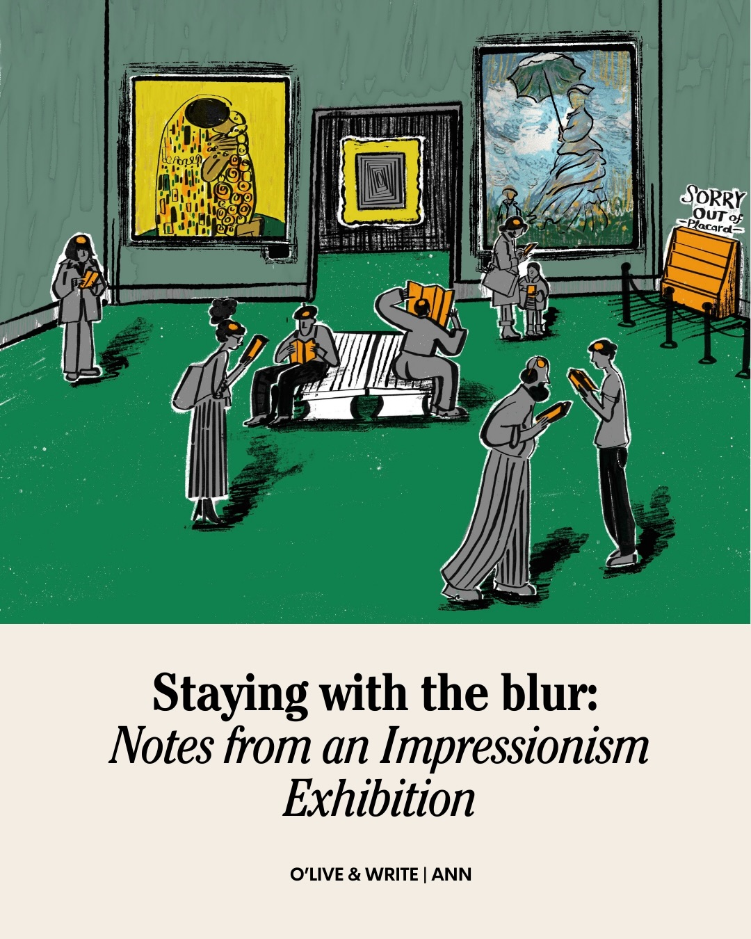 A thoughtful read by Ann, written after visiting the Impressionism exhibition at the National Museum of Singapore.
The piece reflects on our habit of reaching for labels: in art, in relationships, in people… and what it costs us when we stop sitting with what isn’t immediately clear.
Link in bio to read Ann’s full reflection.
✍️ @greataveruins
🎨 @ash_artlover
—
#impressionism #nationalgallerysingapore #intothemodern #sgart #sgartweek