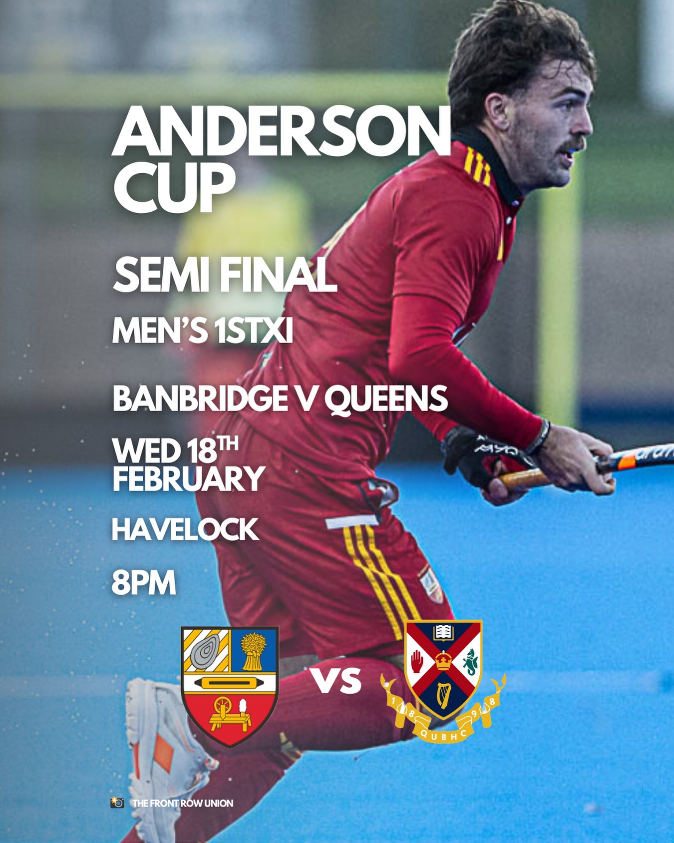 π ANDERSON CUP β SEMI FINAL π
Our Menβs 1st XI are back in cup action as they take on Queenβs in the Anderson Cup Semi Final! πͺπ₯
π
Wednesday 18th February
π Havelock
β° 8PM Pushback
A huge night under the lights β letβs get down and show the lads your support! β«οΈπ΄π‘
#BanbridgeHC #AndersonCup #SemiFinal #Mens1XI #supportyourclub