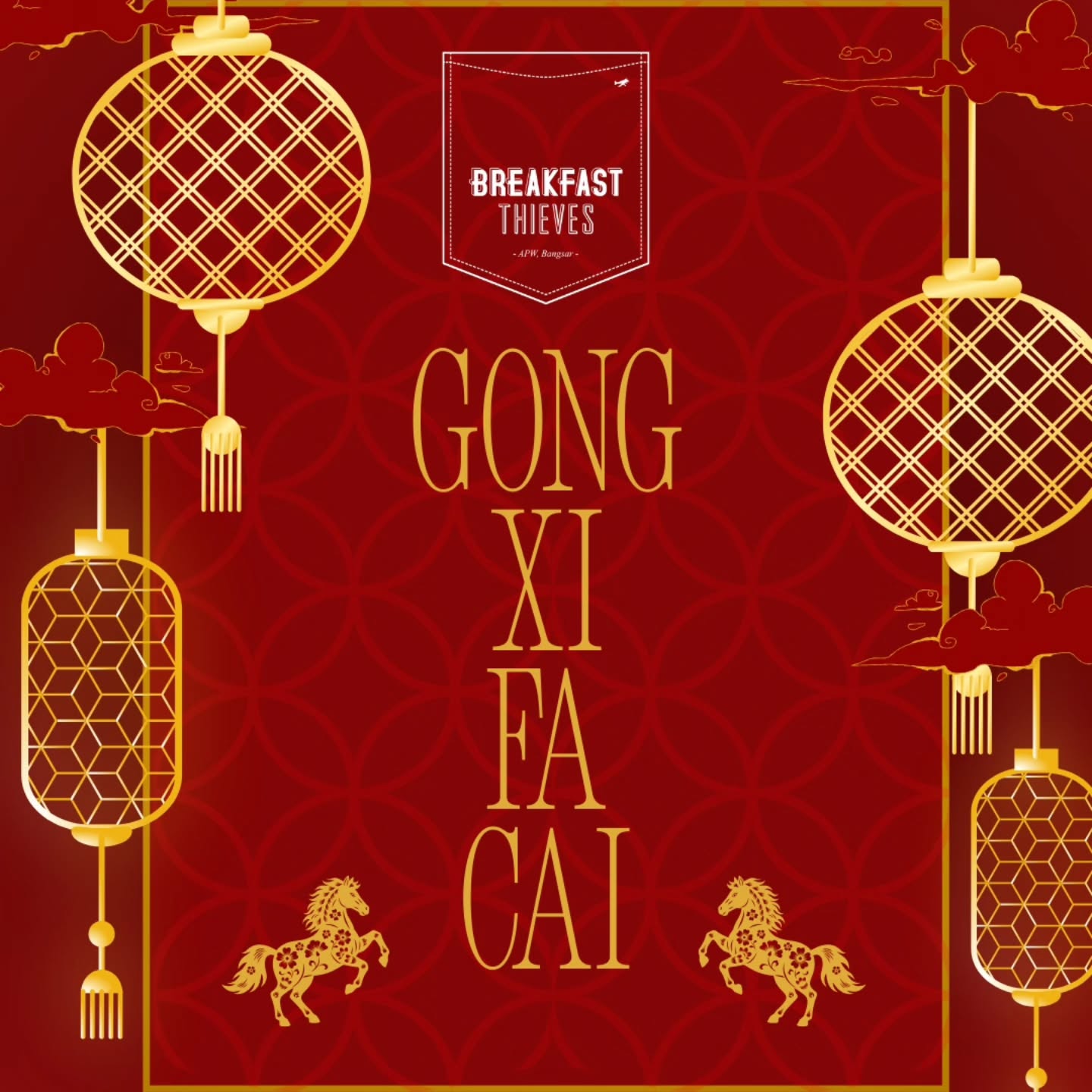 We wish you HUAT!
Wishing all fellow Thieves a very prosperous 2026 Chinese New Year
! May the year of the Horse bring you and the family a strong, fast and stable happiness, wealth and of course health!
Have a great holiday everyone! We will see you soon!
Heng ah! Ong ah! Huat ah!