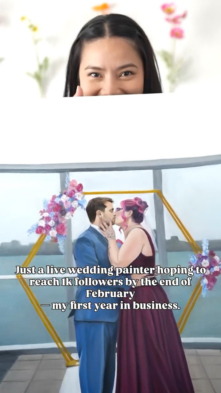 My first year of painting love stories live ends this month.
Help me reach 1k followers as this dream continues to grow š¤