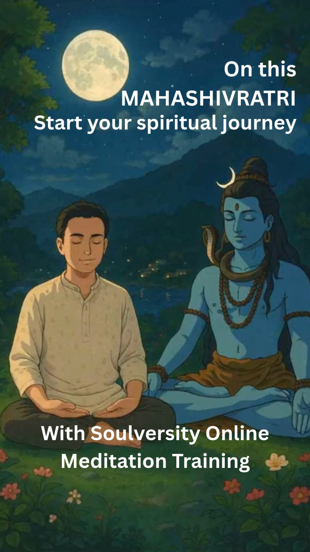 Comment 'mtt' to receive details.
This Maha Shivaratri isn’t just another festival night – it’s your sign to finally answer the inner call.
Imagine starting your Online Soulversity Meditation Teacher Training on the “Great Night of Shiva”
If you’ve been waiting for the right moment to start… this is it. Enroll now and let this Maha Shivaratri be the night your teacher’s journey begins.
Online meditation teacher training, meditation teacher certification, mindfulness teacher training, spiritual coach training, online meditation course, Soulversity meditation training, become a meditation teacher, Maha Shivaratri special program.
#MahaShivaratri #Mahashivratri2026 #GreatNightOfShiva #Soulversity #MeditationTeacherTraining #OnlineMeditationTraining #MindfulnessTeacher #SpiritualCoach #ConsciousLiving #MeditationJourney #BecomeATeacher #InnerTransformation #SpiritualAwakening #MeditationCourse #DevOM