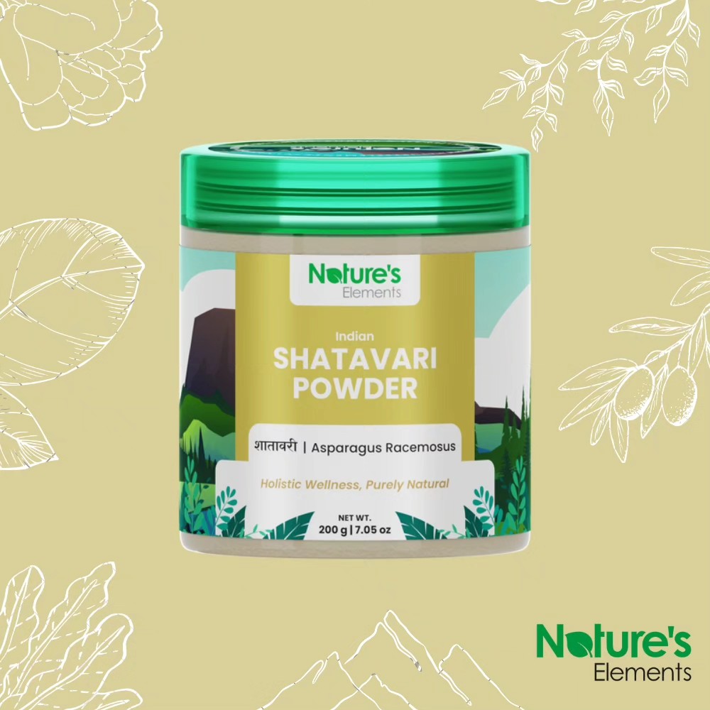 Introducing the all New Packaging of Nature's Elements Shatavari Powder