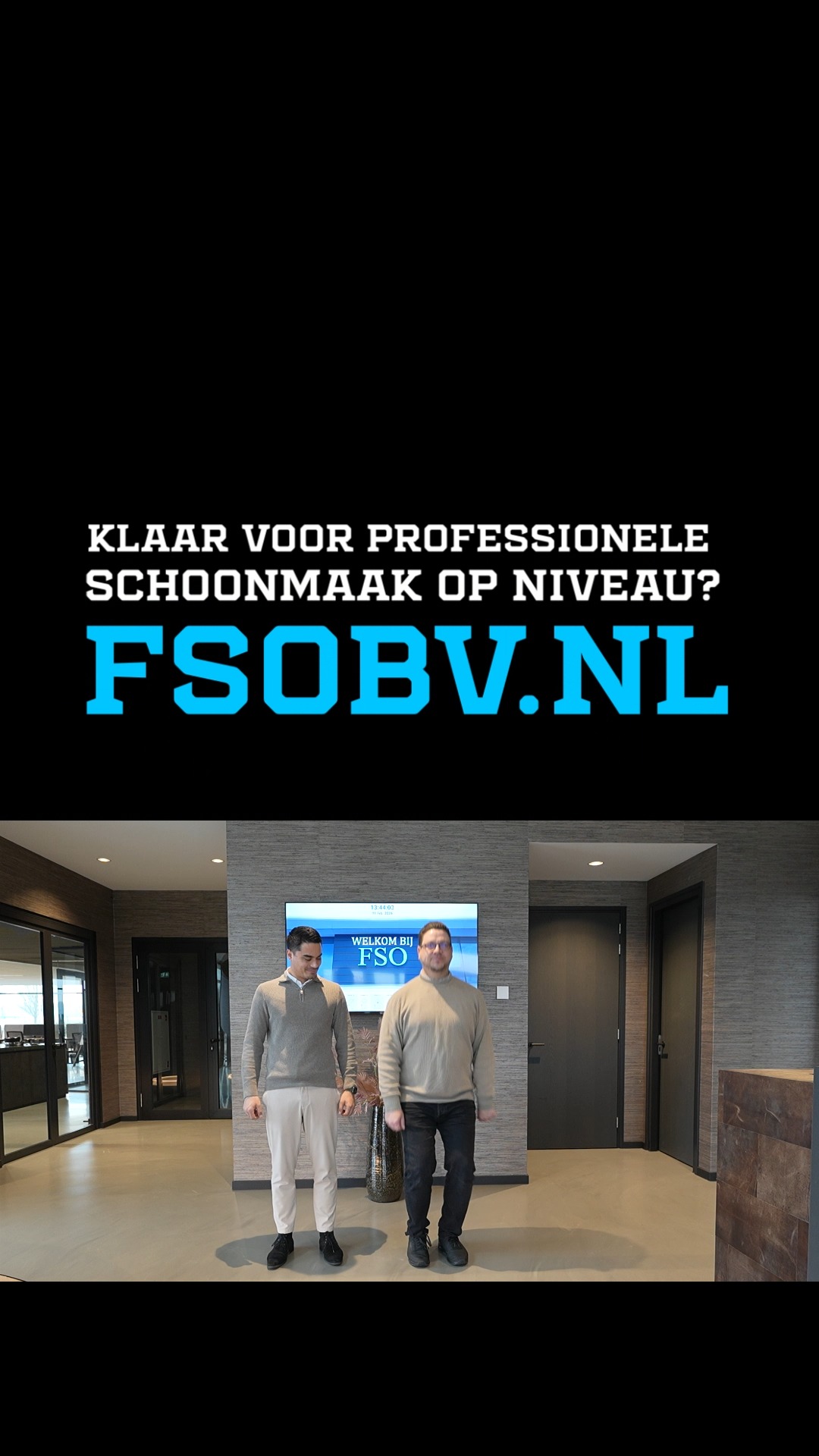 Klaar voor professionele schoonmaak op niveau?
Ontdek wat wij voor uw organisatie kunnen betekenen.
👉 FSOBV.nl
-
#fsobv #schoonmaakservice #trendingreels