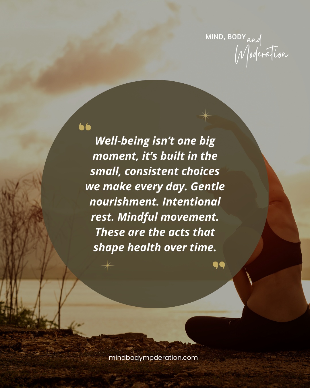 Well‑being isn’t one big moment, it’s built in the small, consistent choices we make every day. Gentle nourishment. Intentional rest. Mindful movement. These are the acts that shape health over time.
#MotivationalQuote #WellnessJourney #DailyWellness #MindBodyModeration