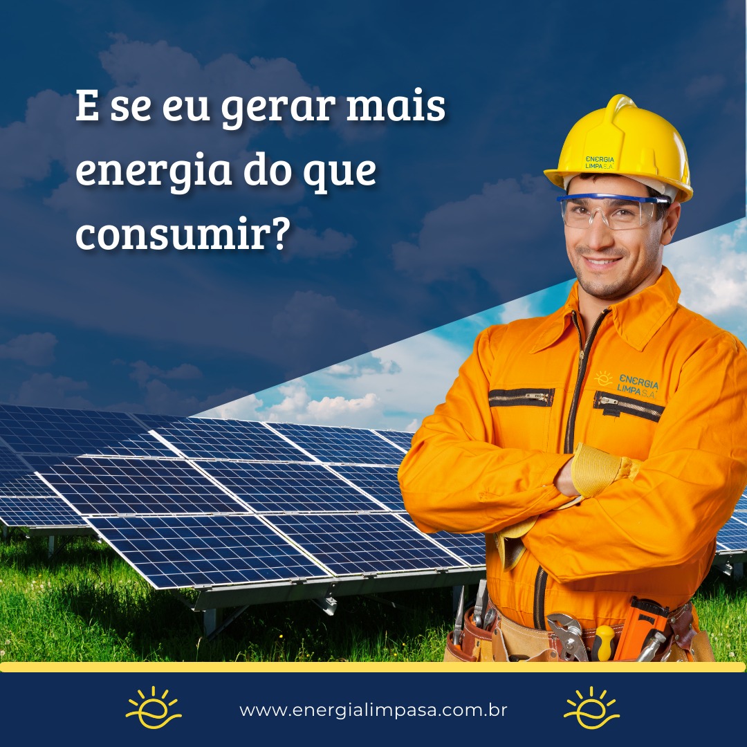 E se eu gerar mais energia do que consumir? ☀️⚡
Boa notícia: você não perde nada!
Toda energia excedente vira crédito energético junto à concessionária.
Ou seja, o que sua usina produzir a mais hoje pode abater sua conta amanhã — inclusive em meses nublados ou de maior consumo.
Você transforma o telhado em uma bateria virtual, reduzindo custos o ano inteiro e deixando sua conta previsível.
Gerar mais não é desperdício… é estratégia. 📈
#EnergiaSolar #GeraçãoDistribuída #ContaDeLuz #EnergiaLimpa #Sustentabilidade #EconomiaDeEnergia #CréditoEnergético #InvestimentoInteligente #EnergiaLimpaSA