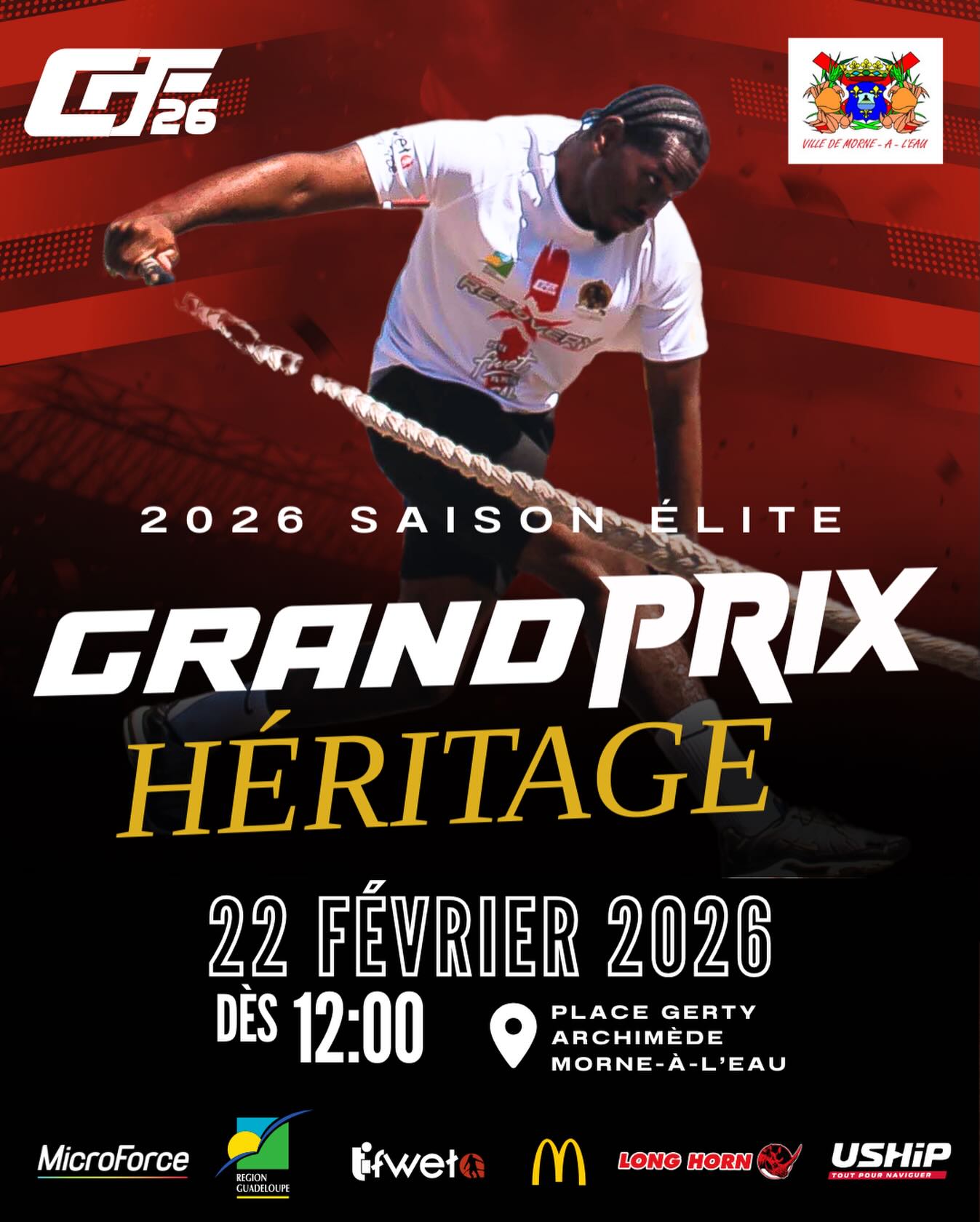 🔥 GRAND PRIX HÉRITAGE 🔥
Dernière étape du Championnat de Guadeloupe de Fouet… avant la grande finale.
Tous les candidats seront réunis pour cette étape décisive :
chacun jouera sa place pour accéder à la grande finale.
Plus qu’une compétition, c’est l’héritage qui s’exprime.
Puissance, maîtrise, respect de la tradition…
Le niveau monte, la pression aussi.
📍Viens vivre ce moment unique et soutenir les candidats🔥