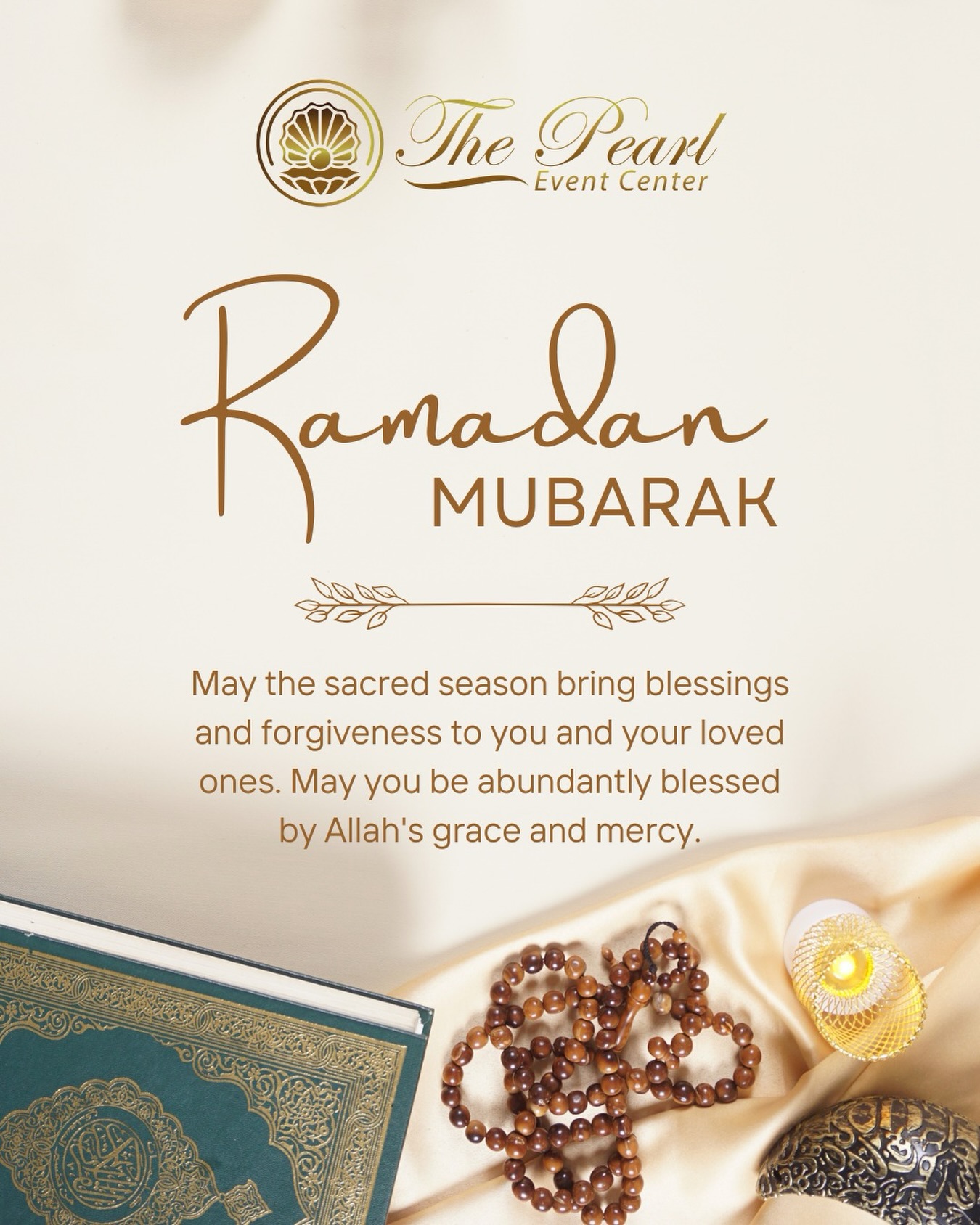 🌙✨ Ramadan Mubarak from The Pearl Event Center ✨🌙
As the blessed month of Ramadan begins, we pray this sacred season fills your hearts with peace, your homes with joy, and your lives with countless blessings.
May Allah’s mercy and grace surround you and your loved ones. May your fasting, prayers, and acts of kindness be accepted and rewarded abundantly. 🤍
Wishing our community a month of reflection, gratitude, unity, and spiritual renewal.
#RamadanMubarak #ThePearlEventCenter #BlessedMonth #Ramadan2026 #PeaceAndBlessings