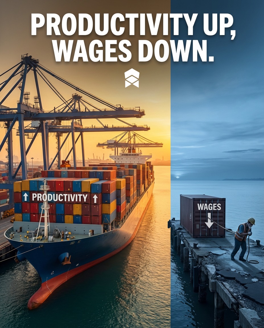 You're working harder. Producing more. So why does it feel like you're falling behind?
Because you are.
Productivity has soared over the past decades, but wages haven't kept up. We're creating more value than ever—yet seeing less of it in our pockets.
The data doesn't lie. Swipe to see why working hard no longer guarantees a better life.
What's your experience? Drop a comment below 👇
#ProductivityParadox #WageGap #EconomicsExplained #WorkingClass #EconMediaUK