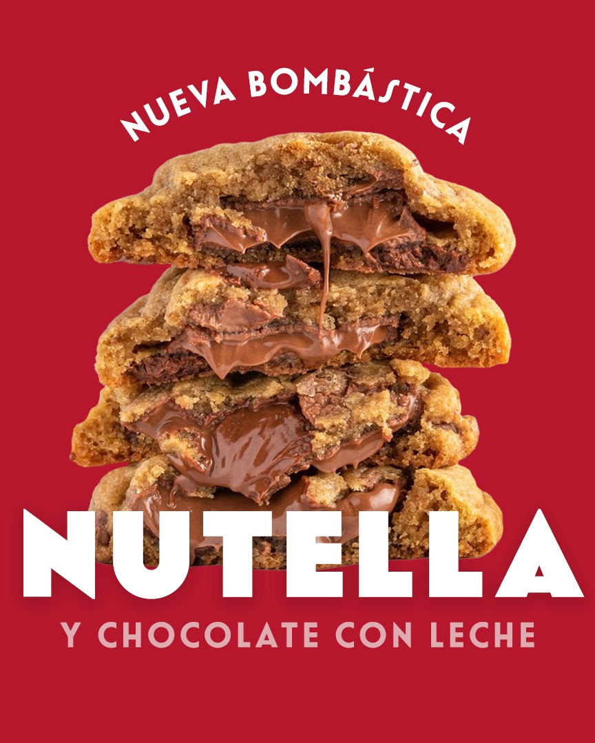 Nueva Bombástica de Nutella con pepitas de chocolate con leche...sin comentarios 🤤🤤🤤🤤🤤🤤🤤🤤
Disponible ya en nuestra tienda para vuestro máximo deleite 😋