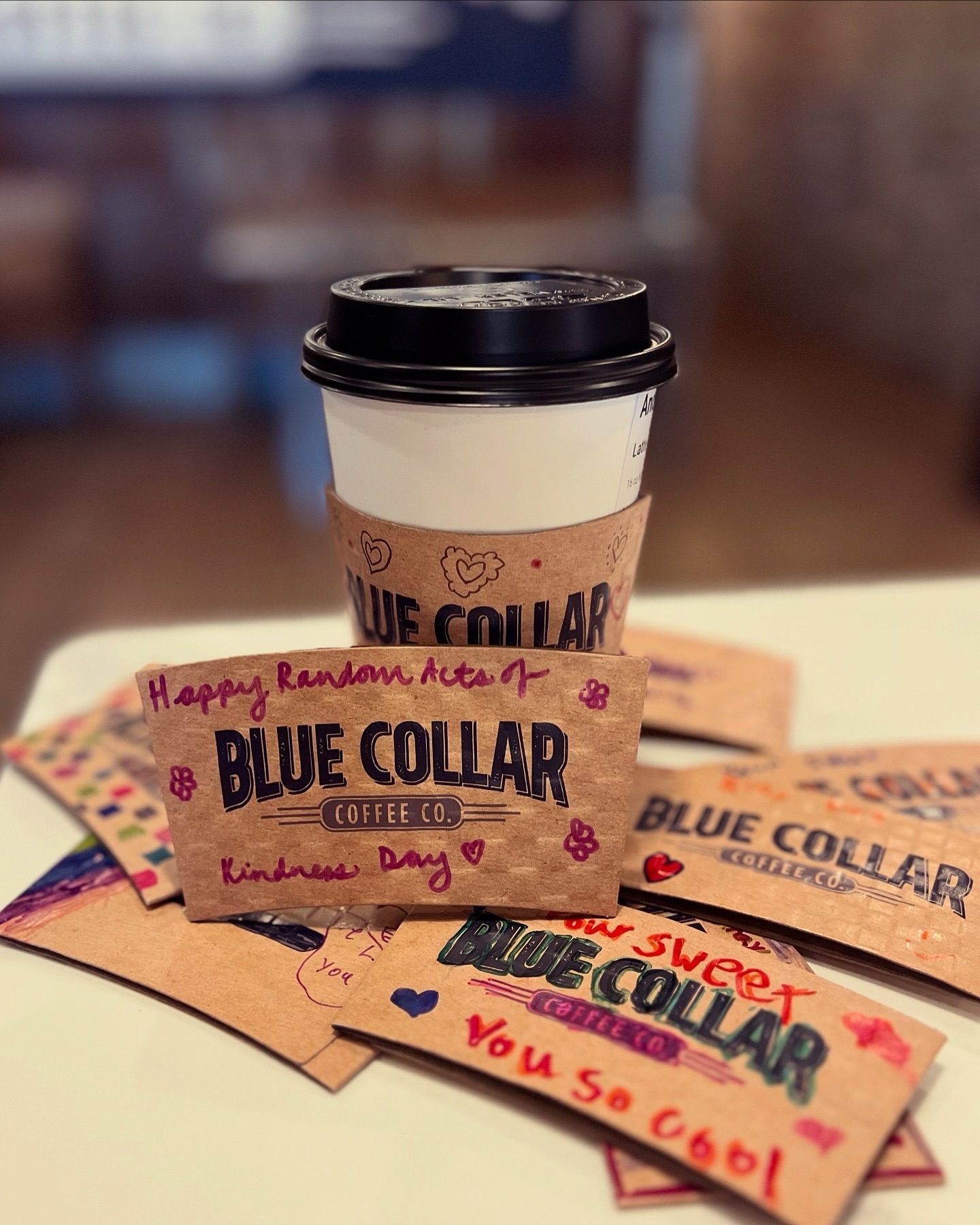 Happy Random Acts of Kindness Day! ☕
A big thank-you to Lincoln Academy, Beloit College, Cushing Elementary School, and Trailwinds Elementary School for partnering with us to help spread kindness in their communities.
Want to pay it forward? Today’s the perfect day to pre-pay a cup of joe for someone on our Pay-It-Forward Wall.