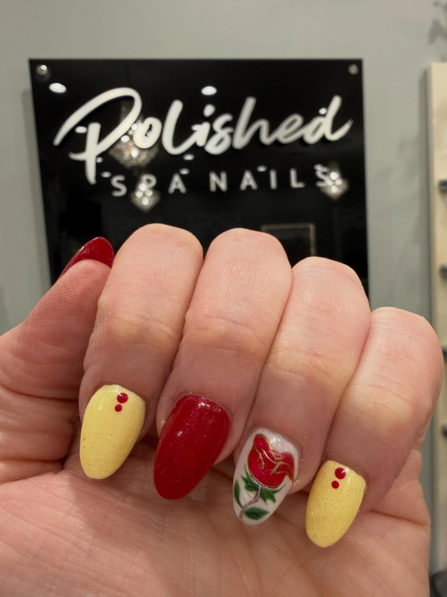 Beauty And The Beast ๐น๐๐
#disneynails #beautyandthebeast #polishedspanails #designbyhand ๐น๐
๐