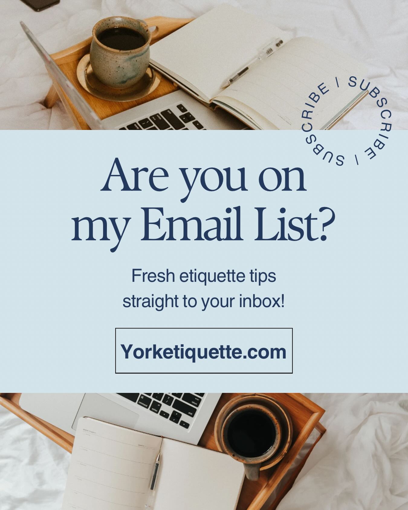 Are you on my email list? ✨ It’s where I share thoughtful insights on dining, image, and the soft skills that quietly become your silent superpower ❣️ I’d love to see you there 💫 Link in bio 👆🏻 #diningetiquette #socialskills #modernmanners #confidenceatthetable #personalpresence