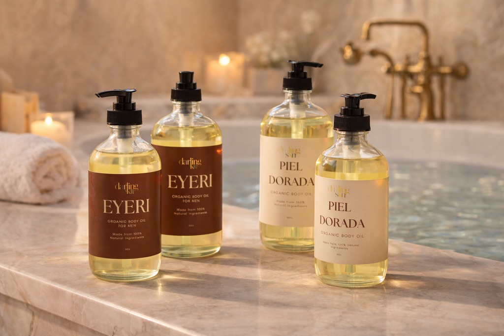 Discover true moisture with Darling SKN ✨
Introducing our two new body oils:
✨ Piel Dorada which means “Golden Skin”
✨ Eyeri which means “men” in Garifuna
You’ll be ready to shop on our NEW website this Friday Feb 20th!🗓️
Tell a friend!