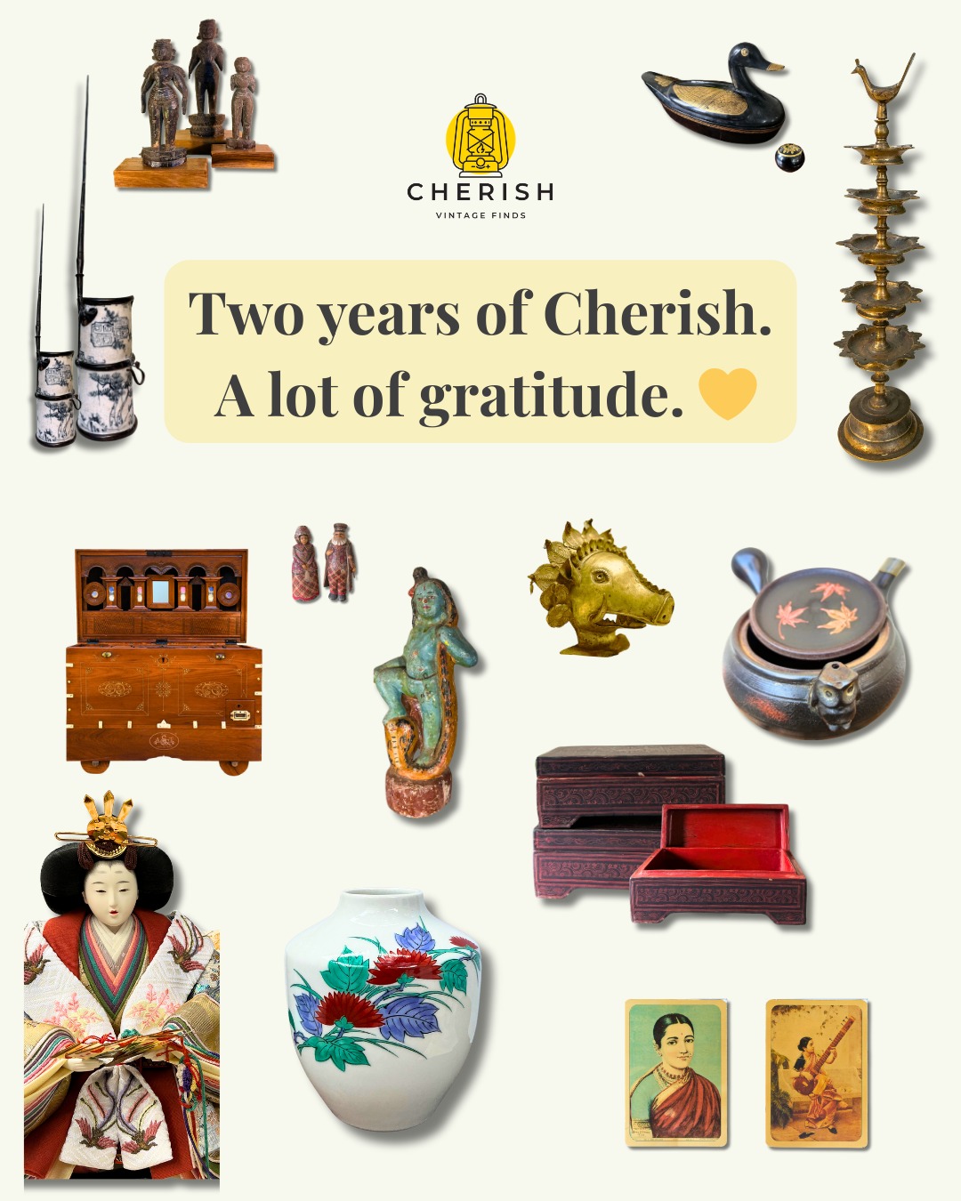 Two years. And a few small drops. 💛
Late last year, Cherish turned two.
We didn’t celebrate loudly.
We didn’t throw a party.
But we chose to mark it in a way that felt important to us.
Through your support — every purchase, every share, every conversation — we were able to contribute to three non-profit organisations doing deeply meaningful work in India:
• CPB Prism, Chennai – making arts education accessible to children from under-resourced communities. @cpbprism
• Y-Ultimate, New Delhi – using Ultimate Frisbee to teach confidence, leadership and life skills. @yultimate_org
• Just.Play Foundation, Ernakulam – empowering children through sport and the language of play. @just.play_org
We are still small.
What we give may only be a drop in the ocean.
But drops matter.
And we are proud that our work in heritage and vintage collecting can circle back into education, sport and opportunity.
THANK YOU for making it possible for us to give at all.💛
With gratitude,
Sundhar & Abhinav
.
.
.
.
.
#CherishVintageFinds #SmallBusinessIndia #HeritageWithHeart #GiveBack #FeelingGrateful
