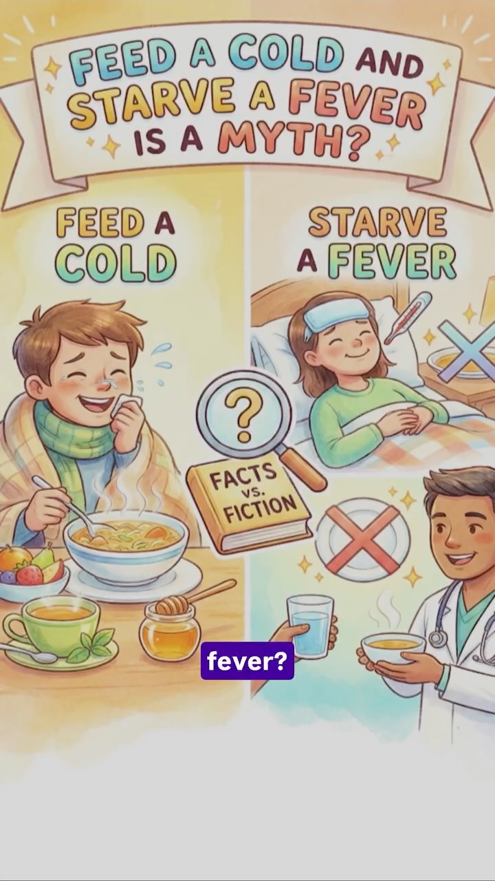 Ever heard “feed a cold and starve a fever”? Let’s clear it up.
With a cold, your nose is blocked, so food can feel bland and your appetite may drop. That’s normal. But your body still needs fuel.
With fever, your body is working harder and burning more calories. So skipping meals can make you feel more drained and worsen weakness.
Listen to your body, eat what you can in smaller portions, and prioritise fluids.
– Dr. Prashanth R Reddy | ENTHealth360
👨⚕️ Dr. Prashanth R. Reddy
ENT & Endoscopic Sinus Surgeon
📍 Dr Prashanth R Reddy | ENT Doctor – Sarjapura Road -
🕐 11:00 AM – 1:00 PM (Weekdays)
🕐 1:30 PM – 3:00 PM (Saturday)
📍 Dr Prashanth Reddy | ENT Specialist – Koramangala-
🕐 5:00 PM – 7:00 PM (Monday–Saturday)
🕐 11:00 AM – 1:00 PM (Sunday)
#ENTHealth360 #DrPrashanthRReddy #HealthMyths #MythVsFact