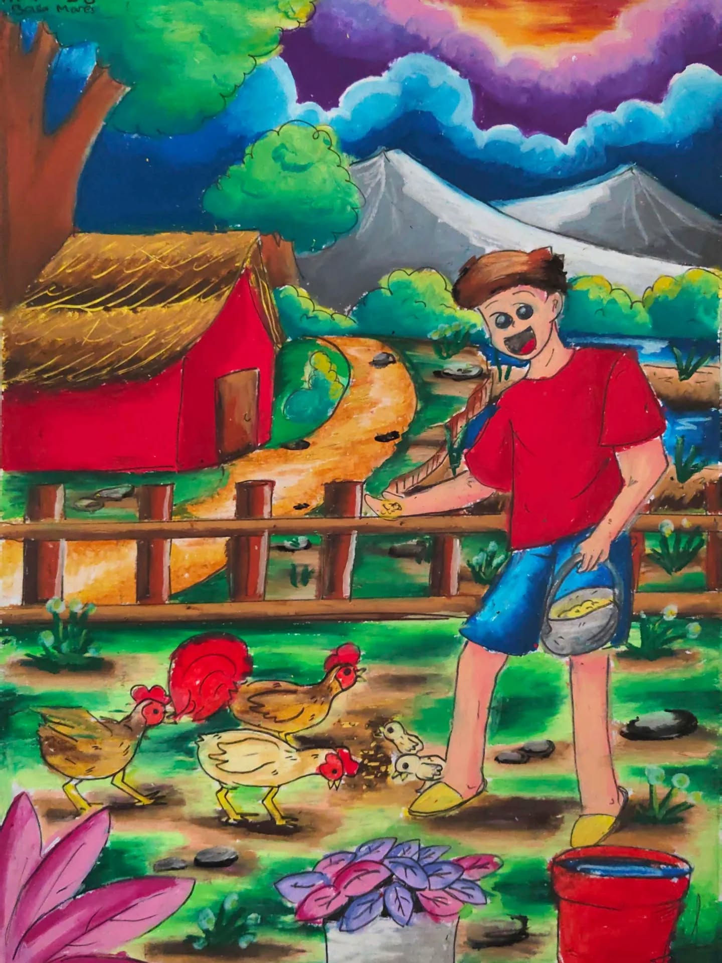 Oi Dusanak!
Ini adalah beberapa karya lukis gambar siswa pelajar Sibolga tingkat SD dan SMP dengan tema Kebiasaan Anak Indonesia Hebat, yang diselenggarakan oleh Dinas Pendidikan dan Kebudayaan Sibolga pada Januari lalu.
Ekspresi karya dari masing-masing siswa sungguh menyenangkan. Warna-warni dan memiliki pesan bermakna. Sebagaimana penjelasan salah seorang juri, Ogek Ahmad Naufal @nopaleonavicenna .
Publikasi ini merupakan sebuah apresiasi dari kami dan semoga adik-adik meneruskan bakat yang dimiliki.
Siapa disini yang juaranya?
#art
#crayonpainting
#sibolgatapteng