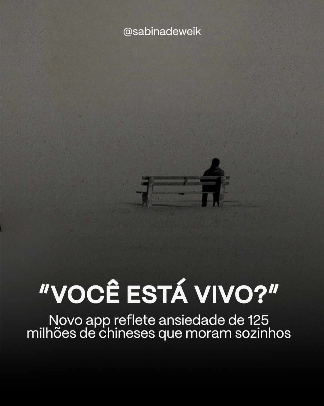A popularidade do app “Are you dead?” não fala apenas sobre tecnologia. Ela fala sobre ausência.
Sobre um mundo em que presença digital não garante presença humana.
Nunca foi tão fácil estar acessível e, ao mesmo tempo, tão comum passar despercebido.
O que esse tipo de aplicativo realmente revela não é medo da morte, mas medo do isolamento, da invisibilidade, do não-ser-notado.
No fim, a questão deixa de ser tecnológica e se torna social:
quem percebe a nossa existência quando nenhum algoritmo está olhando?
💬 Como você enxerga esse movimento?
📲
#SabinaDeweik #coolhunting #futuro