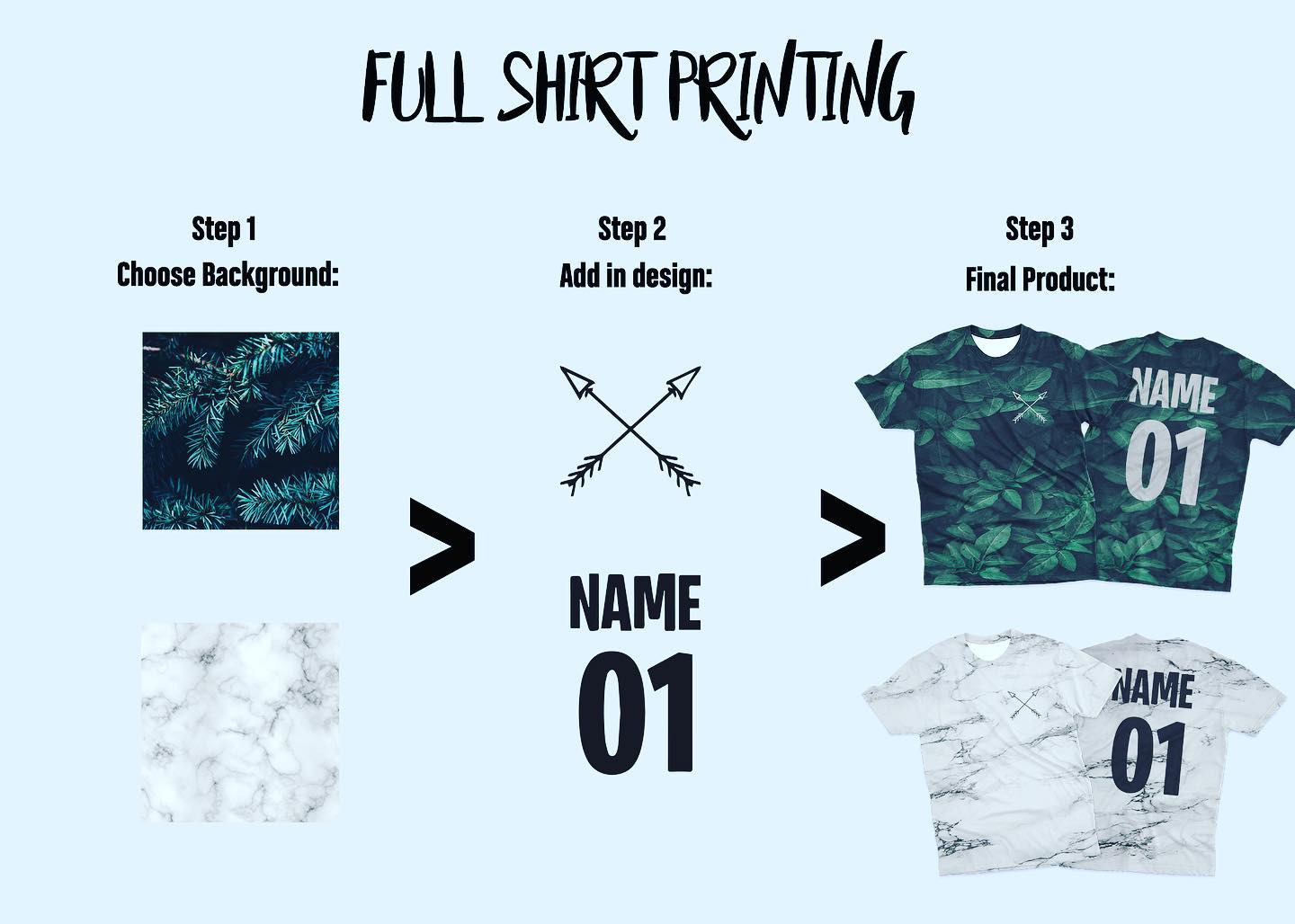 Full-shirt Printing⭐️ Beyond Limit