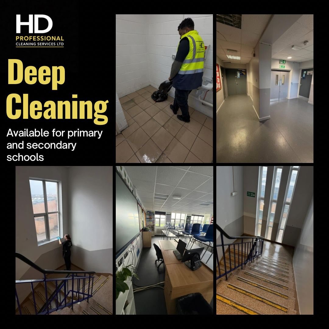 Is your primary or secondary school due a deep clean?
We provide professional deep cleaning services to schools across the county — delivering spotless results, every time.
👥 30+ fully trained team members
🏫 No job too big or too small
🤝 We collaborate with trusted cleaning partners for large schools with tight deadlines
⭐ Outstanding reviews from schools across the county
🏛 Proudly trusted by Flintshire County Council
From classrooms and corridors to sports halls, staff rooms and washrooms — we ensure every space is thoroughly cleaned and ready for pupils and staff.
We understand school holiday timeframes and work efficiently to make sure everything is completed on schedule.
👇 Check out one of our recent reviews below!
If your school is planning a deep clean, message us today for a free quote.
📩 Send us a DM
📞 Get in touch
Reliable. Professional. Trusted.
#TrustedProfessionals
#HighlyRecommended
#5StarService
#professionalcleaning
#schoolcleaning