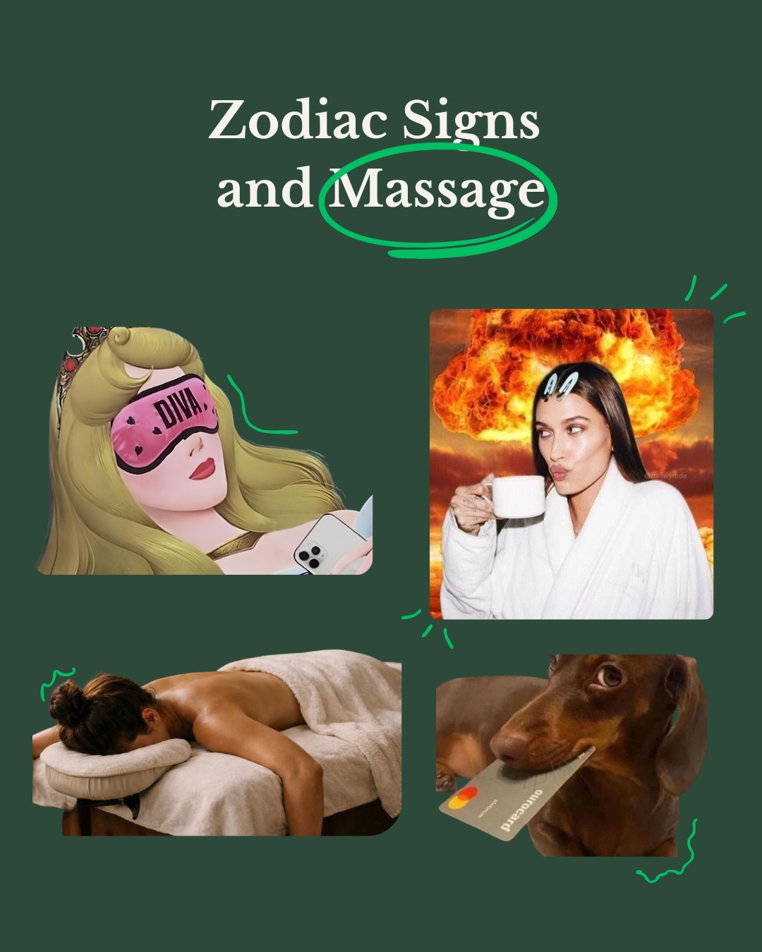 Each zodiac sign relaxes differently. Some fully escape reality, some stay in control, and some are already planning their next session.
Which one are you? ✨