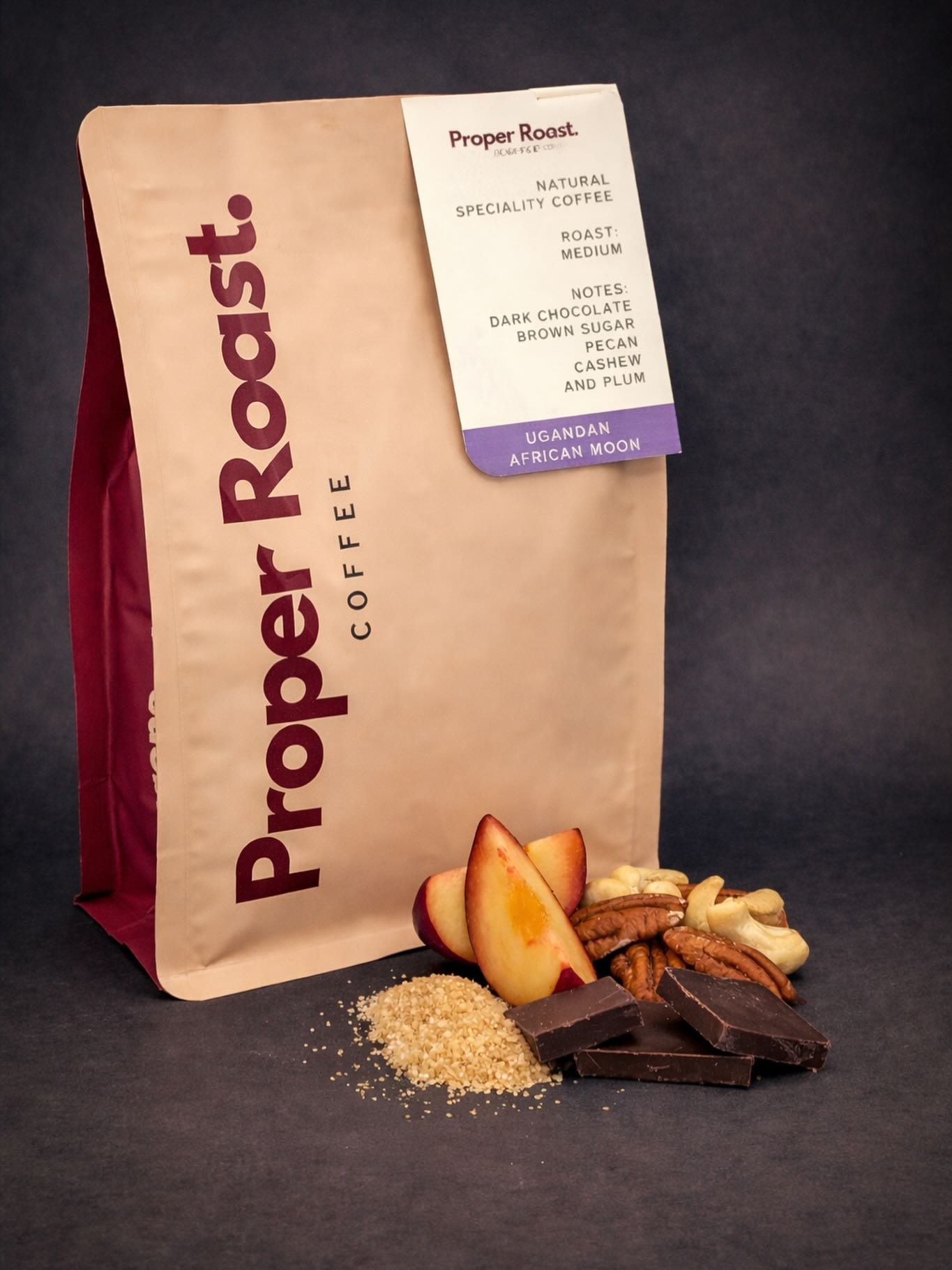 African Moon has been our best seller this weekend — and we can see why! Rich, smooth and seriously good, with notes of dark chocolate, plum, cashew and pecan.
Roasted fresh in Lancashire in small batches.
Available online.