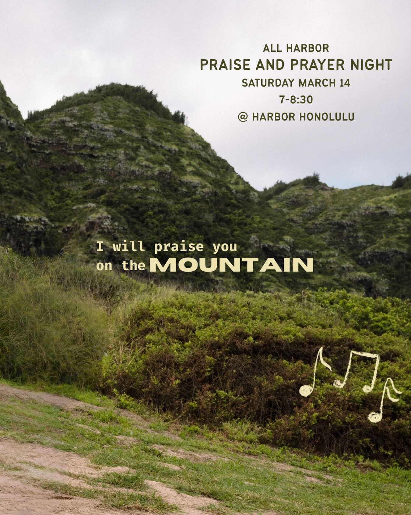 ## CANCELED ##
All four Harbor congregations are coming together for a night centered on one simple thing: seeking Jesus. We’ll sing, we’ll pray, and we’ll make space for God to meet us right where we are. Whether you come weary or hopeful, distracted or expectant, join us as we gather as one church family to refocus our hearts on the Lord and align with His work in our city and beyond. If you’ve been needing renewal, this night is for you. Childcare provided (register for child care in church center).