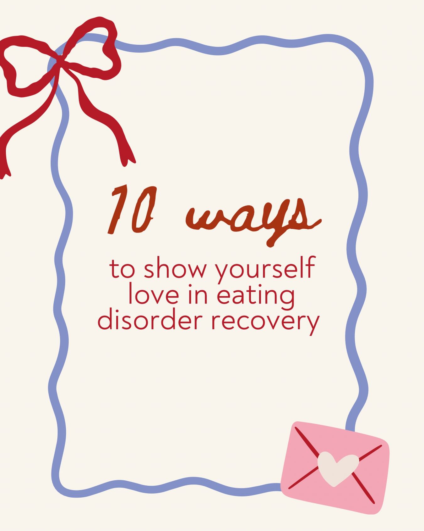Valentineās Day can bring up a lot when youāre in eating disorder recovery. If love feels complicated right now, let this be your reminder: you are worthy of care exactly as you are.
Here are 10 ways to show yourself love in recovery:
1. Eat consistently even if your eating disorder tells you not to. Nourishment is an act of self-respect.
2. Challenge one food rule. Order the latte. Add the sauce. Let flexibility be your rebellion.
3. Speak to yourself the way you would speak to someone you love. No one heals through cruelty.
4. Rest without earning it. Your worth is not tied to productivity or compensation.
5. Wear something that feels comfortable instead of something that makes you āacceptable.ā
6. Unfollow accounts that fuel comparison and follow ones that support your recovery.
7. Practice body neutrality. You do not have to love your body to treat it with dignity.
8. Reach out for support. Text a friend. Message your therapist. Connection is protective.
9. Notice one thing your body allows you to do today. Breathe. Hug. Walk. Laugh.
10. Remind yourself that recovery is not linear. A hard day does not cancel your progress.
Love in recovery is not always flowers and chocolate. Sometimes it is a meal you are afraid to eat. Sometimes it is staying. Sometimes it is trying again.
If today feels heavy, you are not alone. Support is available. Visit NIED.ca for support and resources.
You deserve a love that includes you. š