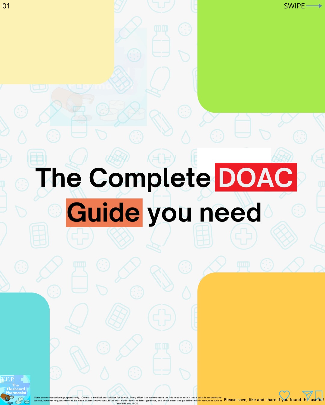 The ultimate DOAC guide you need!
With DOACs being commonly prescribed it’s important you know the differences between them.
Comment “DOAC” below for your free DOAC cheat sheet!
#foundationpharmacist #pharmacytraining #pharmacology #pharmacologyrevision #meded