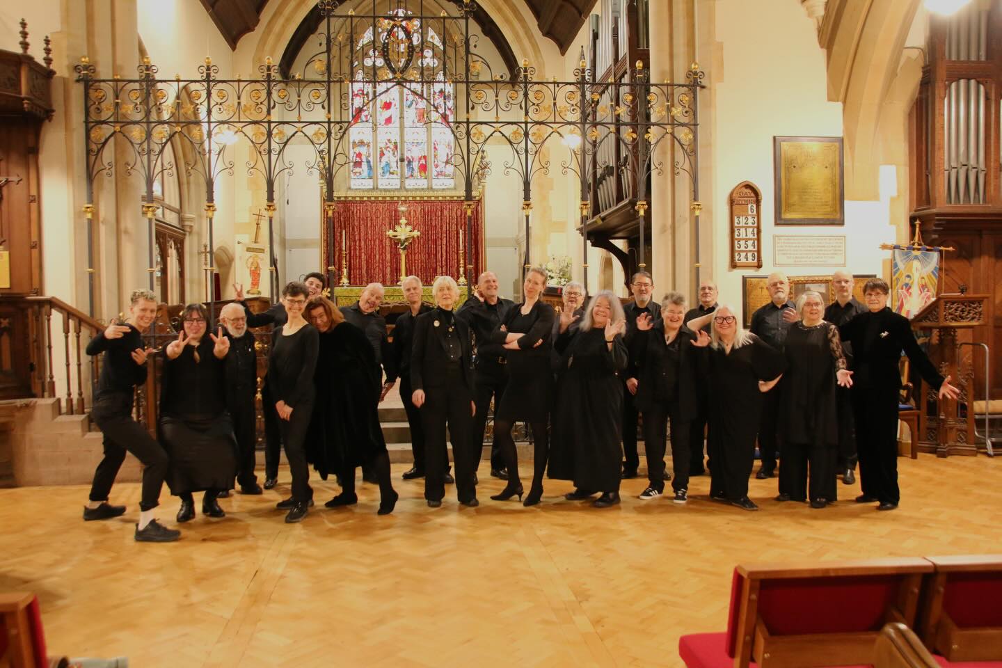 A whole term without you!!!!! As we wish @jessicanortonvocals an exciting maternity leave. We are sad not to see her for a term. But excited to welcome our guest md @lauraa_bailie we look forward to working with her on the run up to our May concert. Watch this space for more information