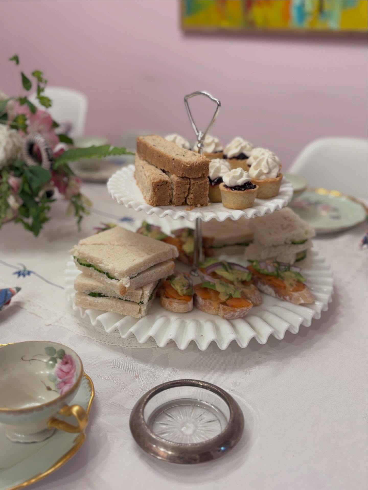 The spread from a Thir-Tea-Th Birthday High Tea hosted at Magnolia Kitchen today. Happy birthday @rev.adelyn ! 🫖🎂🍾