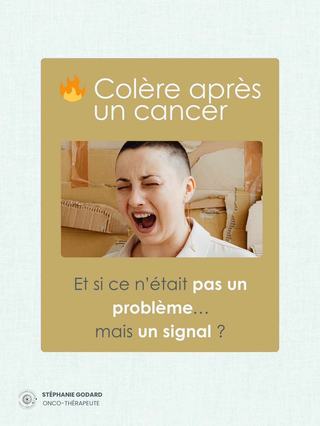 🔥 Colère après un cancer : et si ce n’était pas un problème… mais un signal ?
On parle beaucoup de résilience après un cancer.
On parle de force.
De gratitude.
De “nouvelle vie”.
On parle moins de :
❗️’irritabilité permanente
❗️le ras-le-bol
❗️la colère en après-cancer
❗️la fatigue émotionnelle
❗️la peur de la rechute
Et pourtant, en psycho-oncologie, ces réactions sont fréquentes.
Le cancer est un traumatisme.
Même lorsque les traitements sont terminés, le système nerveux peut rester en hypervigilance.
Le seuil de tolérance baisse.
L’émotion déborde plus vite.
Ce n’est pas un défaut de caractère.
Ce n’est pas un échec de résilience.
C’est souvent un signal de protection.
Dans ce carrousel, je vous propose un outil simple et clinique pour transformer la colère en boussole :
🧰 Contre quoi suis-je en colère ?
🧰 Pour quelle valeur se lève-t-elle ?
🧰 De quel besoin parle-t-elle ?
Parce que la reconstruction après un cancer ne consiste pas à supprimer les émotions.
Elle consiste à les comprendre.
En accompagnement en onco-thérapie, nous travaillons précisément cela : mettre du sens sur ce qui déborde.
💬 Dans l’après-cancer, la colère vous fait-elle honte… ou commencez-vous à voir ce qu’elle protège ?
#cancer #aprescancer #santementale #colere #oncocoaching