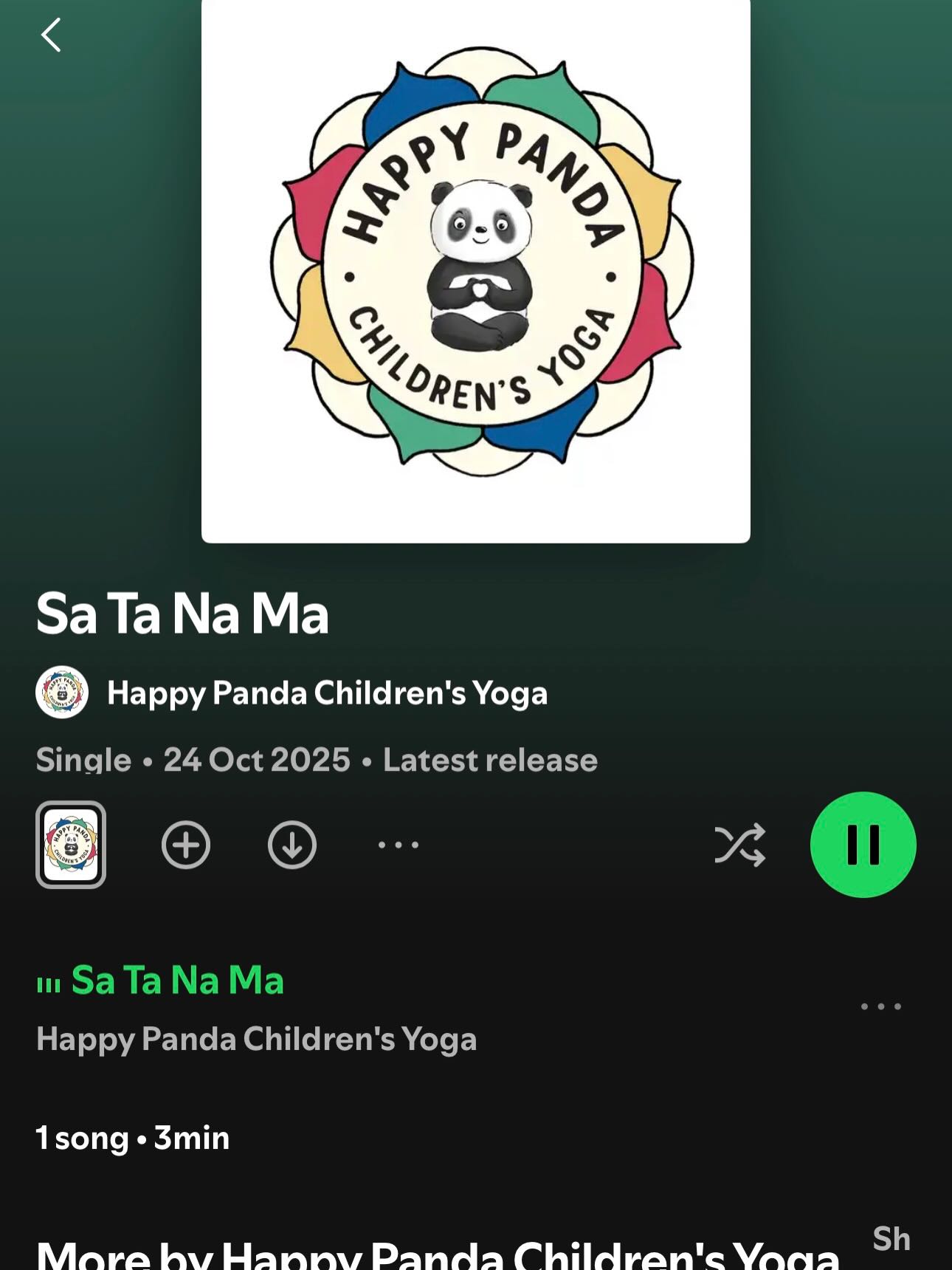 Ding! Ding! 🔔🔔
We are officially on Spotify, and you can listen our song Sa Ta Na Ma from our wonderful and humorous yoga picture book Don’t Be Grumpy, Monkey! 🐵 📚
Link in the bio (includes other options if you don’t have Spotify) 🎶🎵
About Sa Ta Na Ma meditation
This is very old and Kirtan Krya yoga chant meditation that I have adapted for children. Very calming and meditative. Whenever I teach this at schools or festivals children, parents and teachers love it. So many brilliant benefits for little brains, senses and developing bodies and for grown-ups too.
✨
Love to hear from you if you tried it!
#satanama #childrensyoga #yogapictrebook #satanamamantra #happypandachildrensyoga