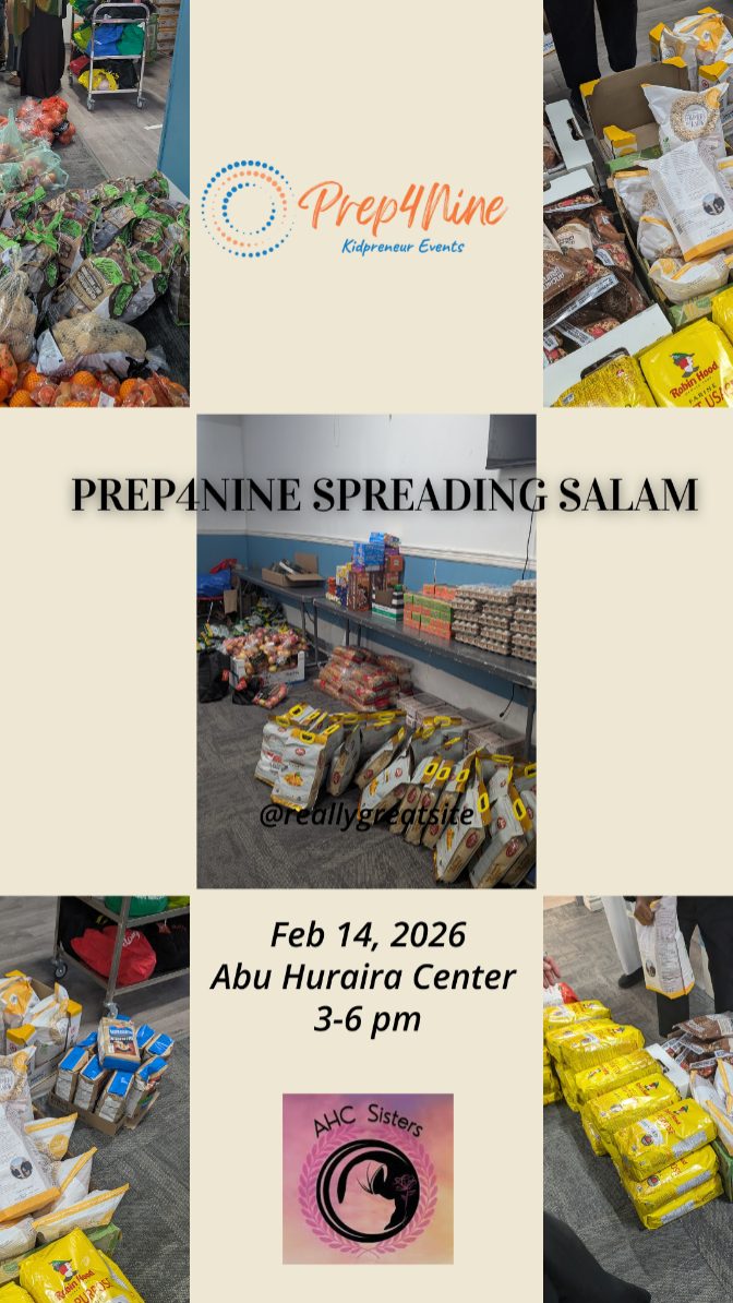 Prep4Nine's 12th Spreading Salam Ramadan Basket
@ahcsisters
@kidpreneurevents
#alhamdulillah
#ramadanbaskets
#spreadingpeace
#spreadingsalam
