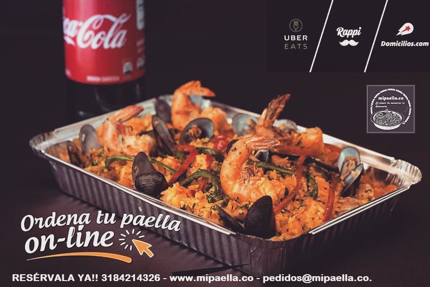 Disfrute de una deliciosa Paella Marinera sin salir de su casa (a domicilio), nuestro sabor lo dice todo. Llamenos! 3184214326 - www.mipaella.co - pedidos@mipaella.co.
#Paella #Paellas #paellabogota #paellasadomicilio #paellaencasa #paellalovers #paellamarinera #paellamixta #paellavalenciana #paellainfantil #paelladecarnespaellaenfamilia #paellabogota #paellamariscos #lamejorpaelladebogota