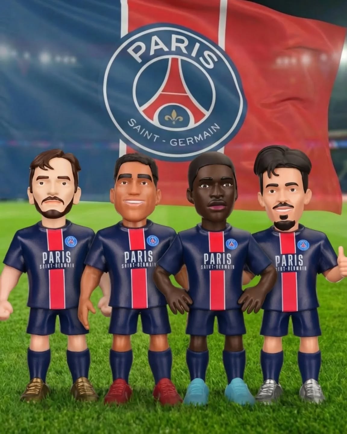 Le club de la capitale à l'honneur ! ⚽️
Des joueurs emblématiques qui se préparent à en découdre sur le terrain ce soir 🔥
Ces nouvelles figurines du Paris Saint-Germain sont déjà en préco !
Alors, quels sont vos pronos pour le match ?
#weareminix #minixfigurines #psg #footballtime