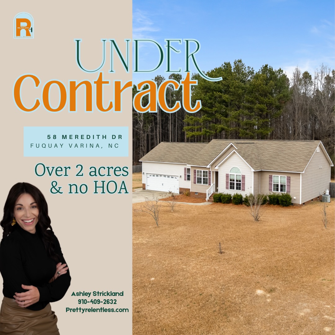 What a day what a day! 👏🏼 👏🏼
One step closer to helping my sellers get back to their roots 🌱 33 days on market - 27 showings - 2 offers made - 1 offer accepted
R.E.L.E.N.T.L.E.S.S 🖤