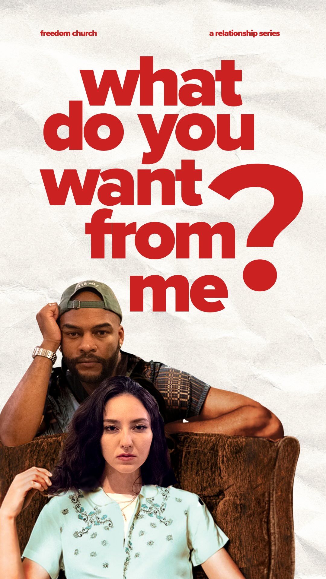 What do you want from me?? Whether you’re single, dating or married, God has something to share in any season of your life. Join us for our Relationship series this February - starting tomorrow!
#relationships