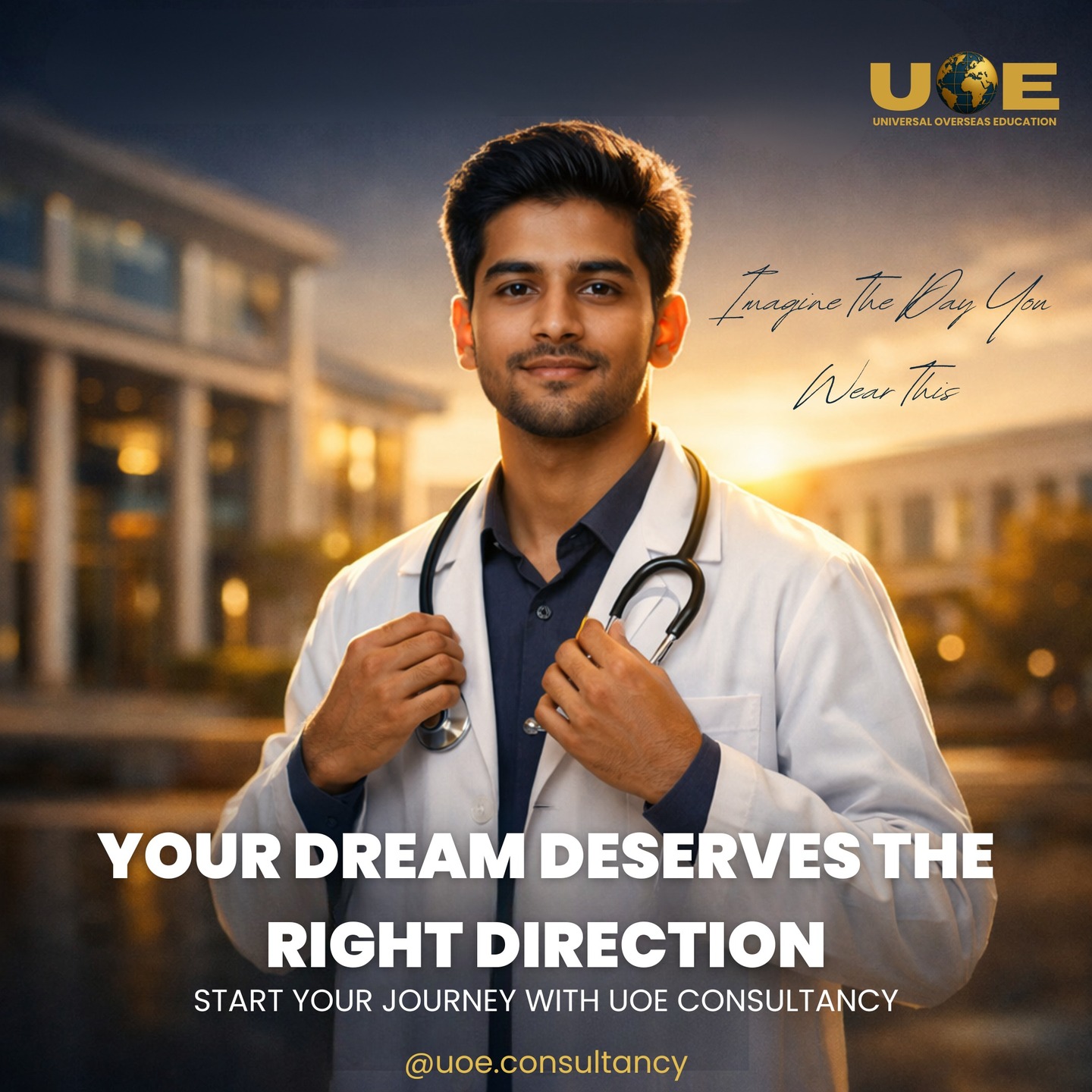 One brave decision can bring you closer to the white coat youโve always dreamed of.
With the right guidance and global opportunities, your journey to becoming a doctor can begin beyond borders.
Start your MBBS abroad journey with UOE Consultancy today.
๐ฉ DM us to take the first step toward your future.
#MBBSAbroad #FutureDoctor #MedicalDream #StudyAbroadIndia #uoeconsultancy