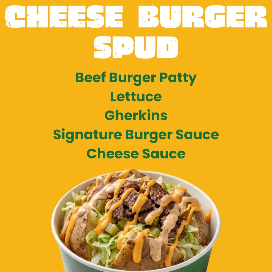 What if a cheeseburger… was a potato? 🤯
Introducing the Cheese Burger Spud 🥔🍔
Beef patty goodness, melty cheese magic, spud perfection. @pot8o.uk