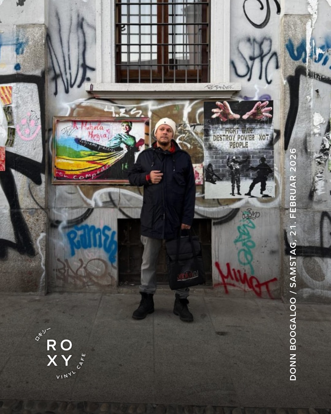 Roxy Saturday Vinyl Session / Donn Boogaloo
Samstag, 21. Februar 2026, 21:00
Gratis Eintritt!
This Saturday, Donn Boogaloo returns to the Golden Age of Drum & Bass (’94–’99).
Atmospheric, jazzy, deep — timeless classics.
@donn.boogaloo
#roxyvinylcafe #vinylcafe #musicbar #listeningbar #vinyl #winterthur