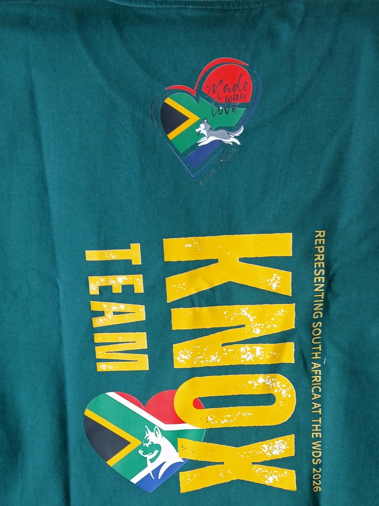 Our official "Team Knox" travel T-shirts are ready 🙌
#wds2026🇮🇹 #worldchallengeoftopdogs2026 #teamKnox