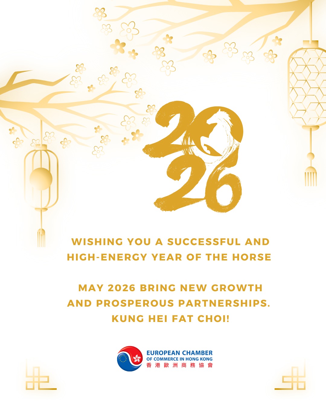 Wishing you a successful and high energy year of the horse!